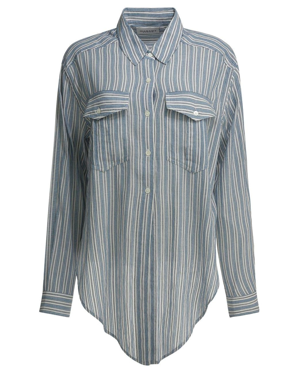 Isabel Marant Gray Nath Shirts Blue