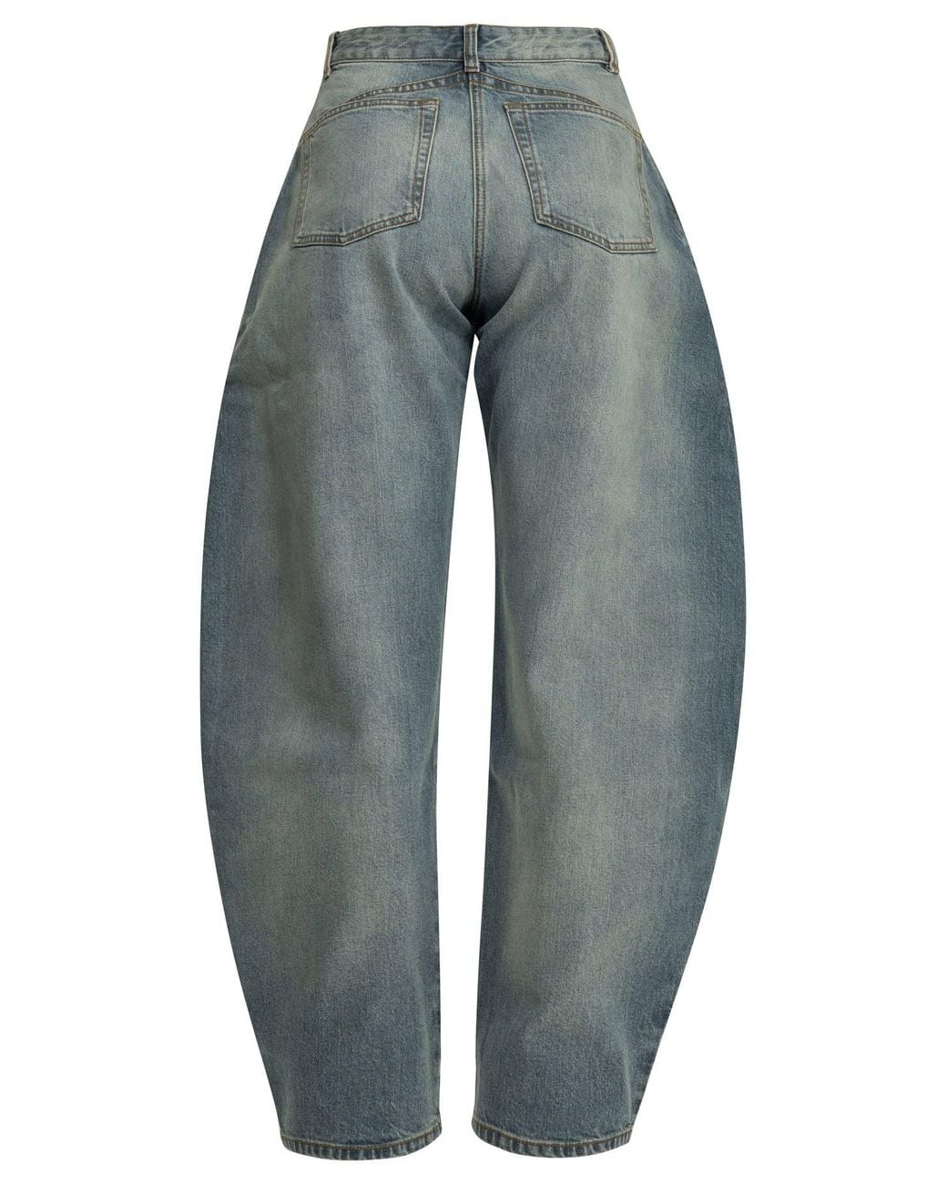 Alaïa Blue Wide Leg Jeans