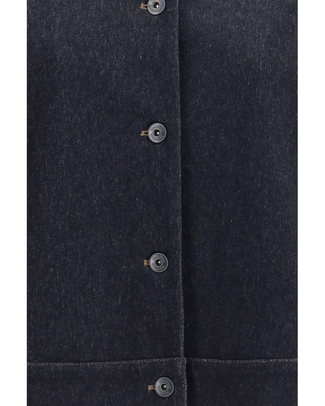 Max Mara Pure Blue Denim Print Jersey Jacket Blu Marino