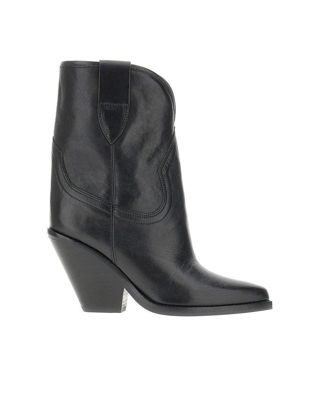 Isabel Marant Black 'Leyane' Boots