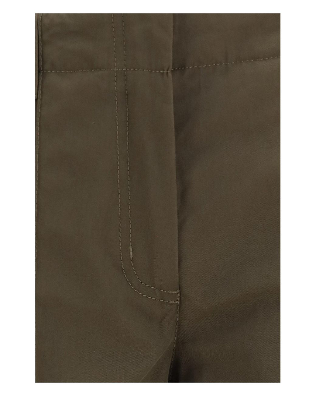 Burberry Green Gabardine Cargo Pants