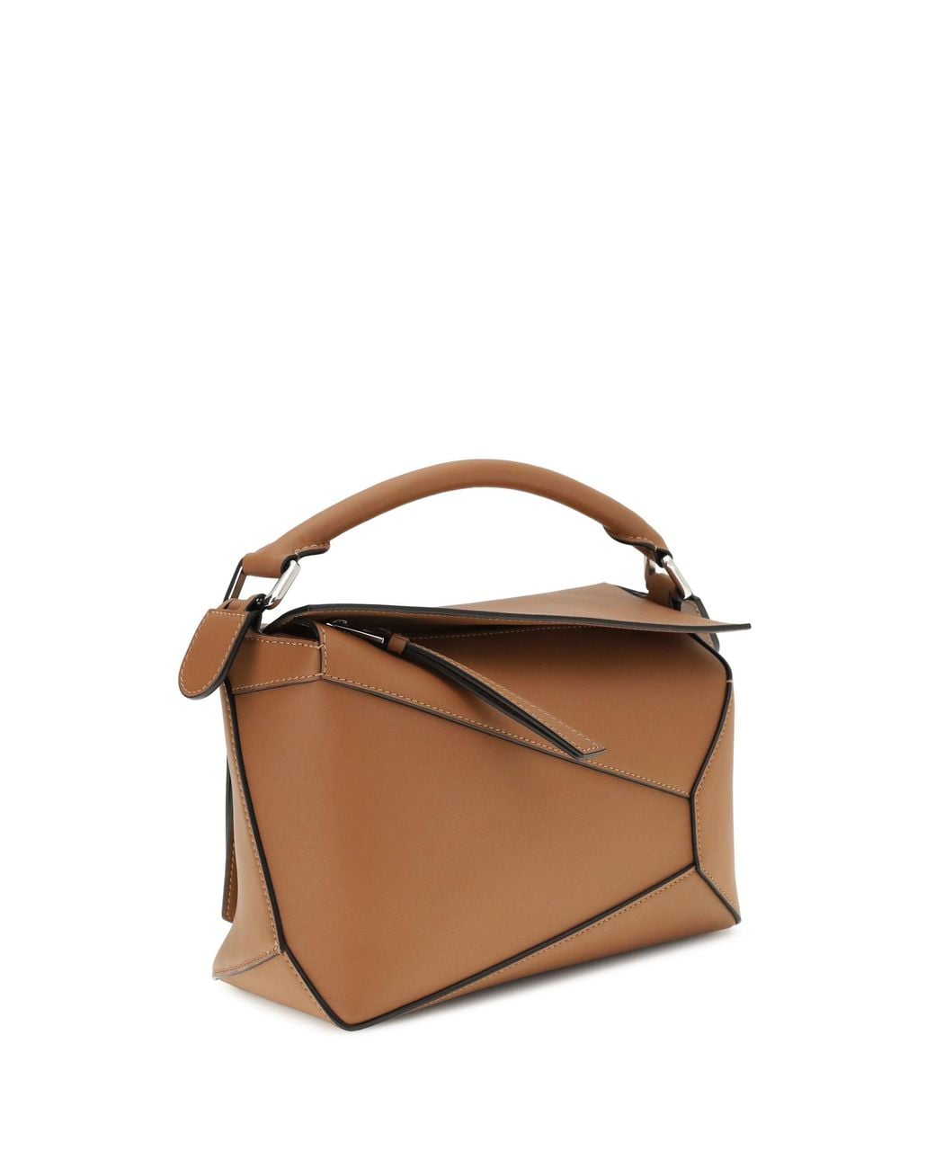 Loewe Brown Puzzle Small Handbag