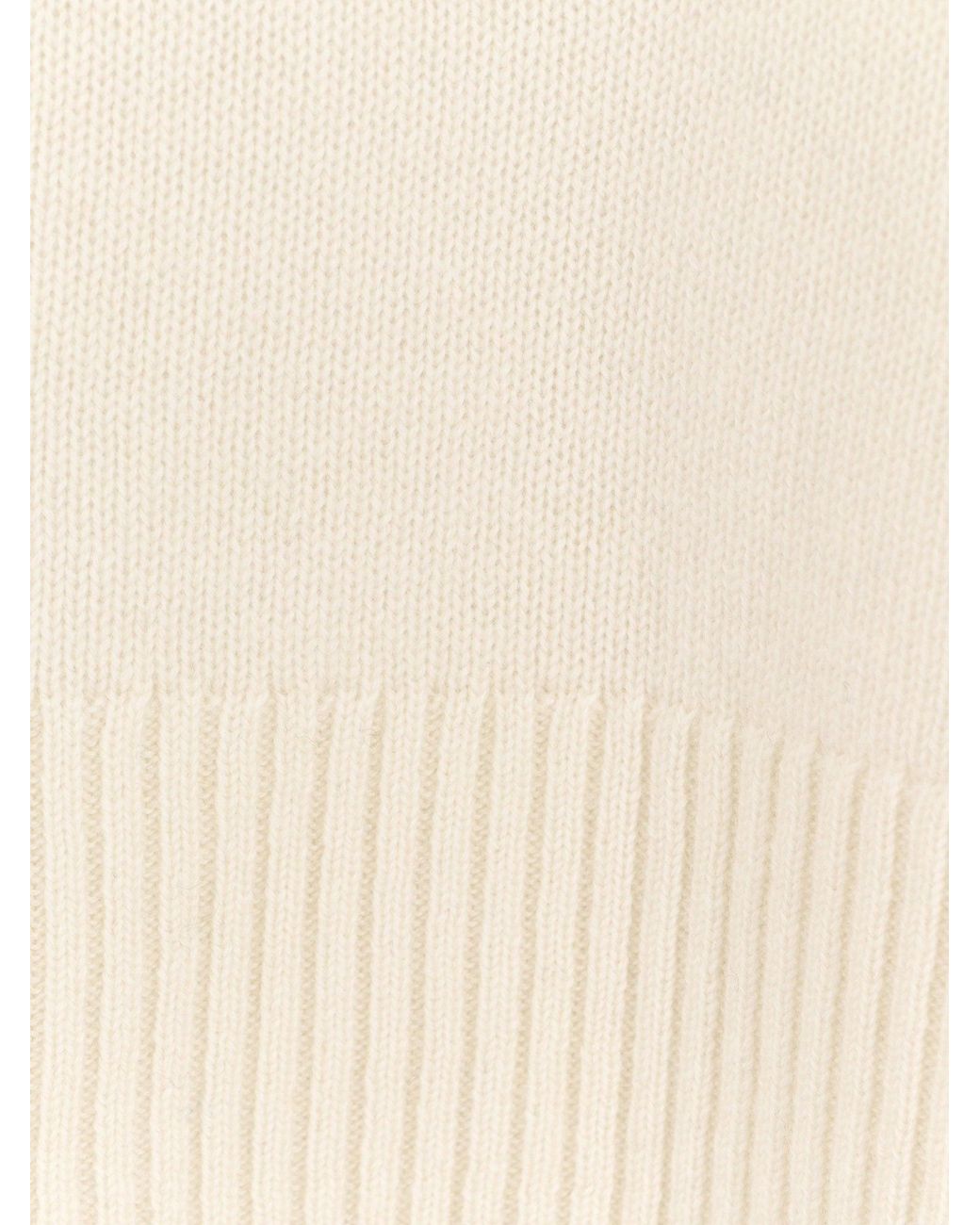 Totême White Cashmere Turtleneck