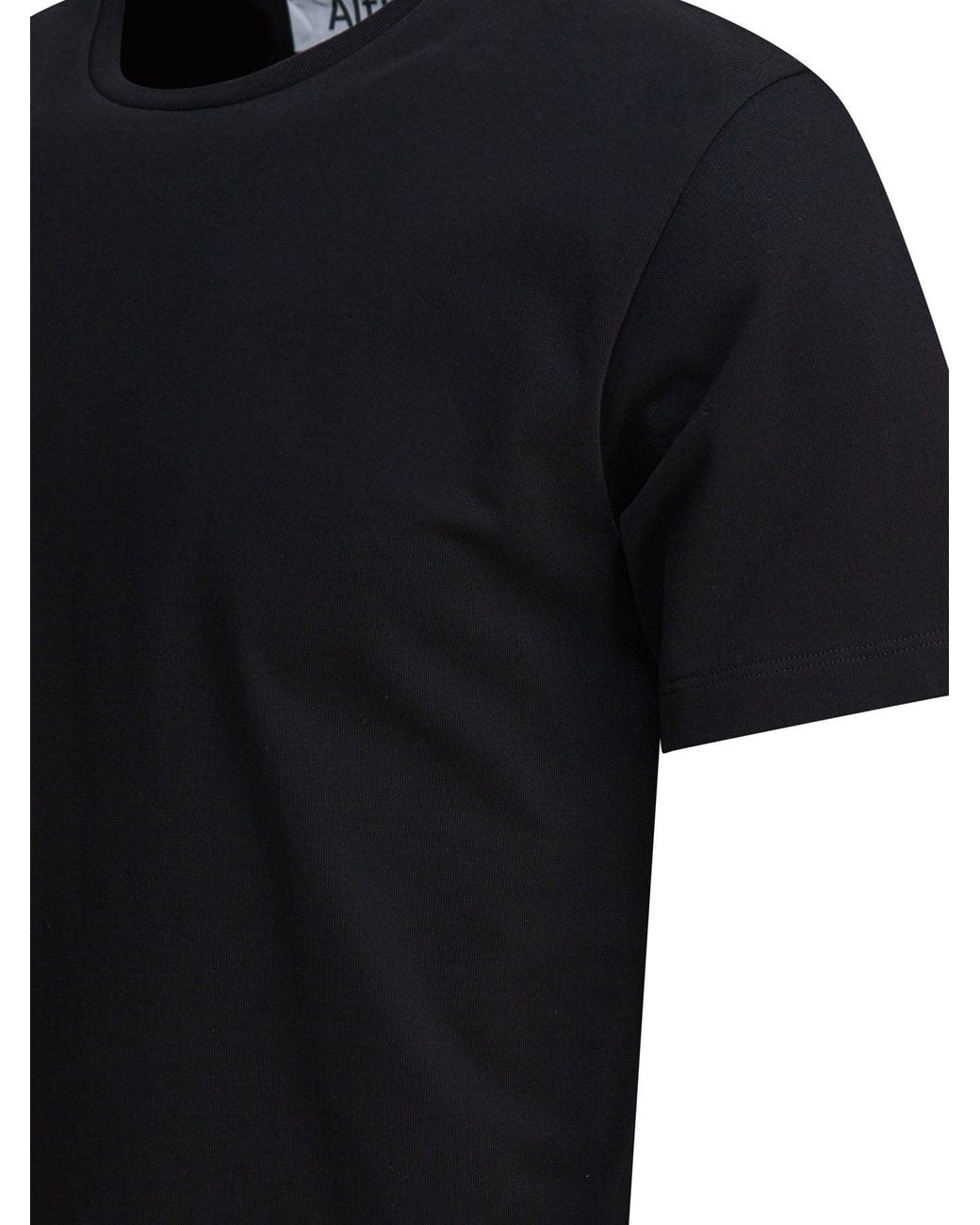 Altum Black Cotton T-Shirt for men