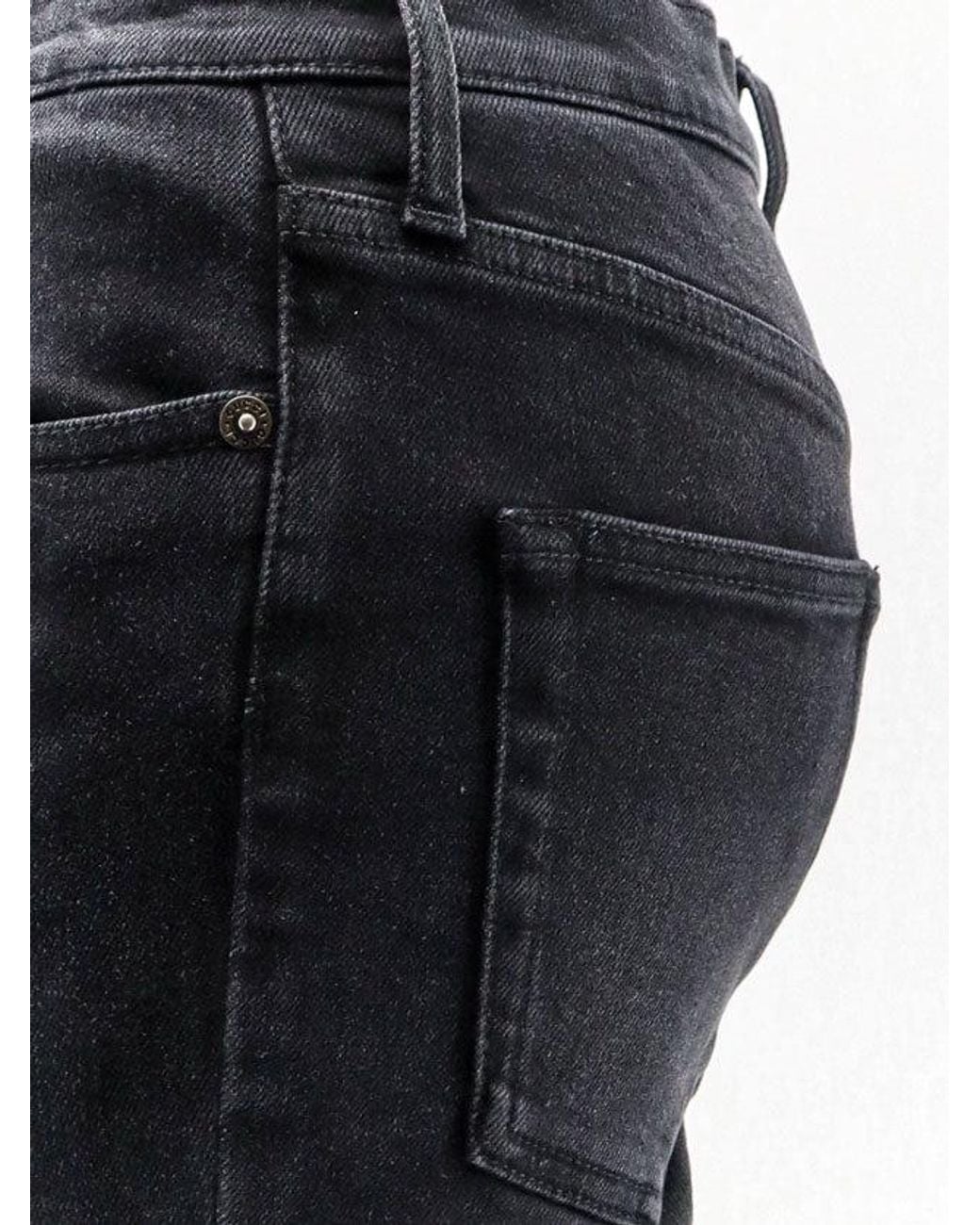 Gucci Black Slim Fit Denim Trousers