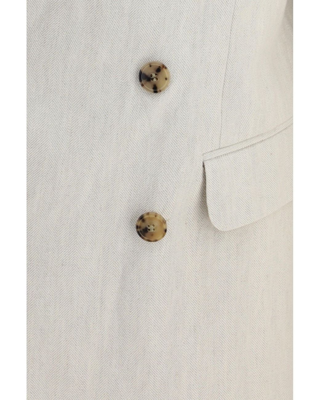 Dries Van Noten White Dries Van Noten Barry Blazer for men