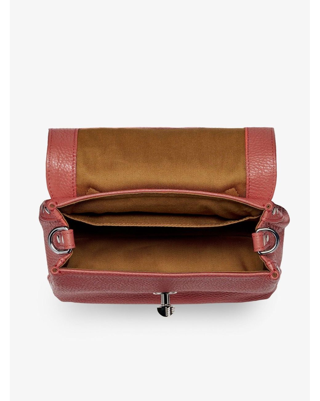 Zanellato Postina Baby Hammered Leather Crossbody Bag