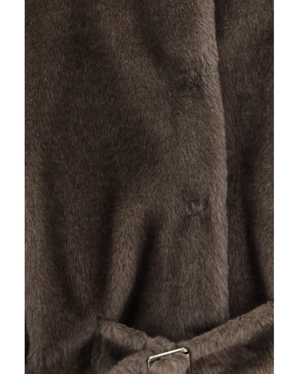 S.w.o.r.d 6.6.44 Brown Faux Fur Jacket Mocha Mousse