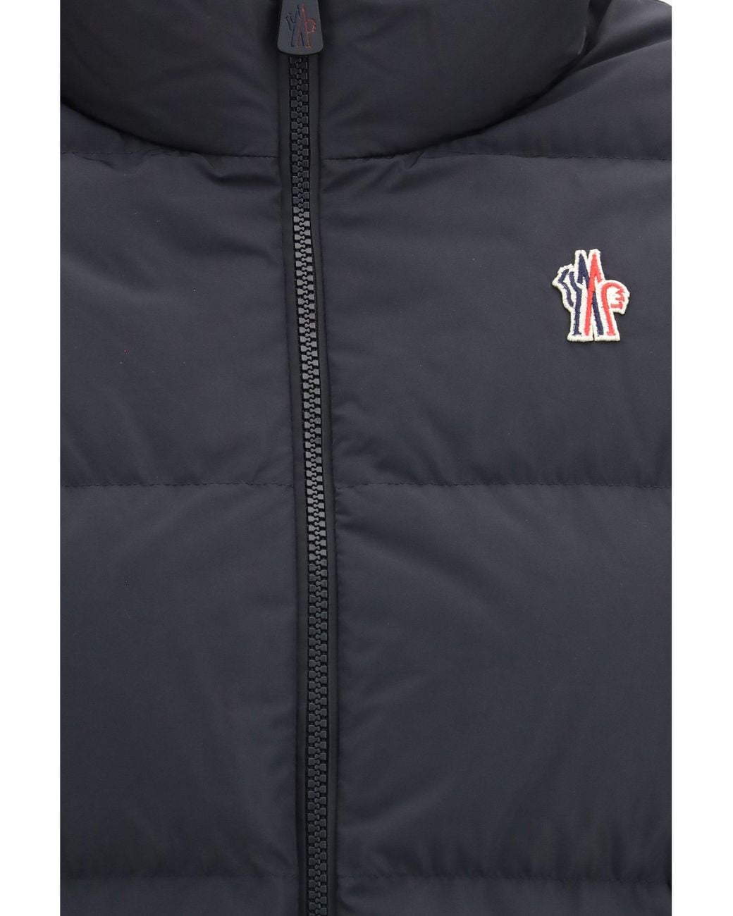 Moncler Blue Polartec Padded Cardigan