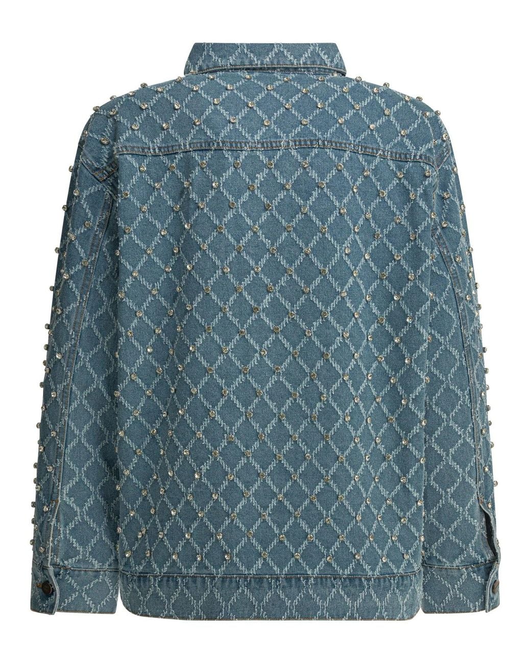 Pinko Lightblue Cotton Jacket