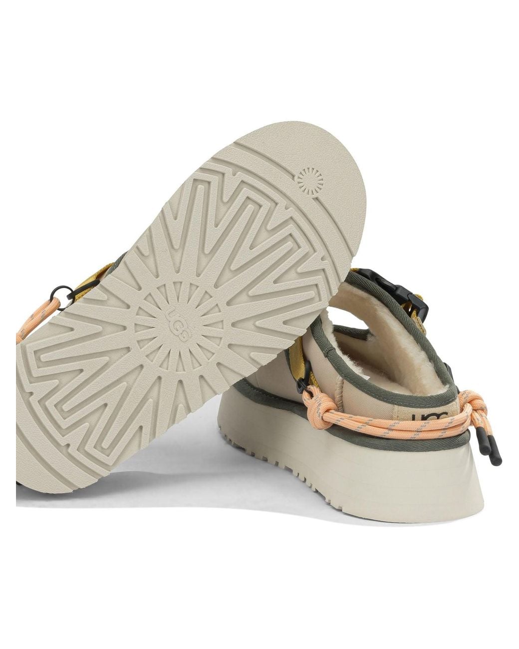 Ugg Natural "Bea Wildwood" Mary Jane Ballet Flats