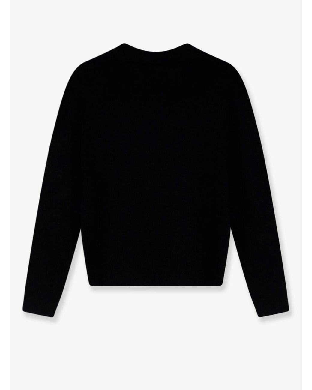 Loro Piana Black Siena Silk And Cotton Polo Sweater