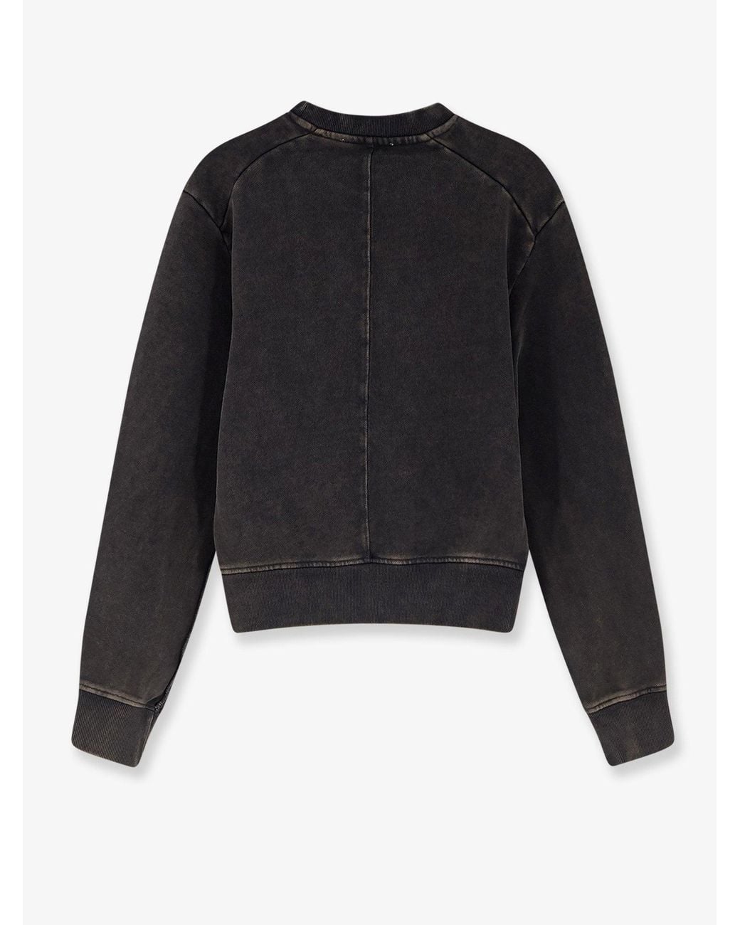 Entire studios Black Pod Crew Cotton Sweatshirt