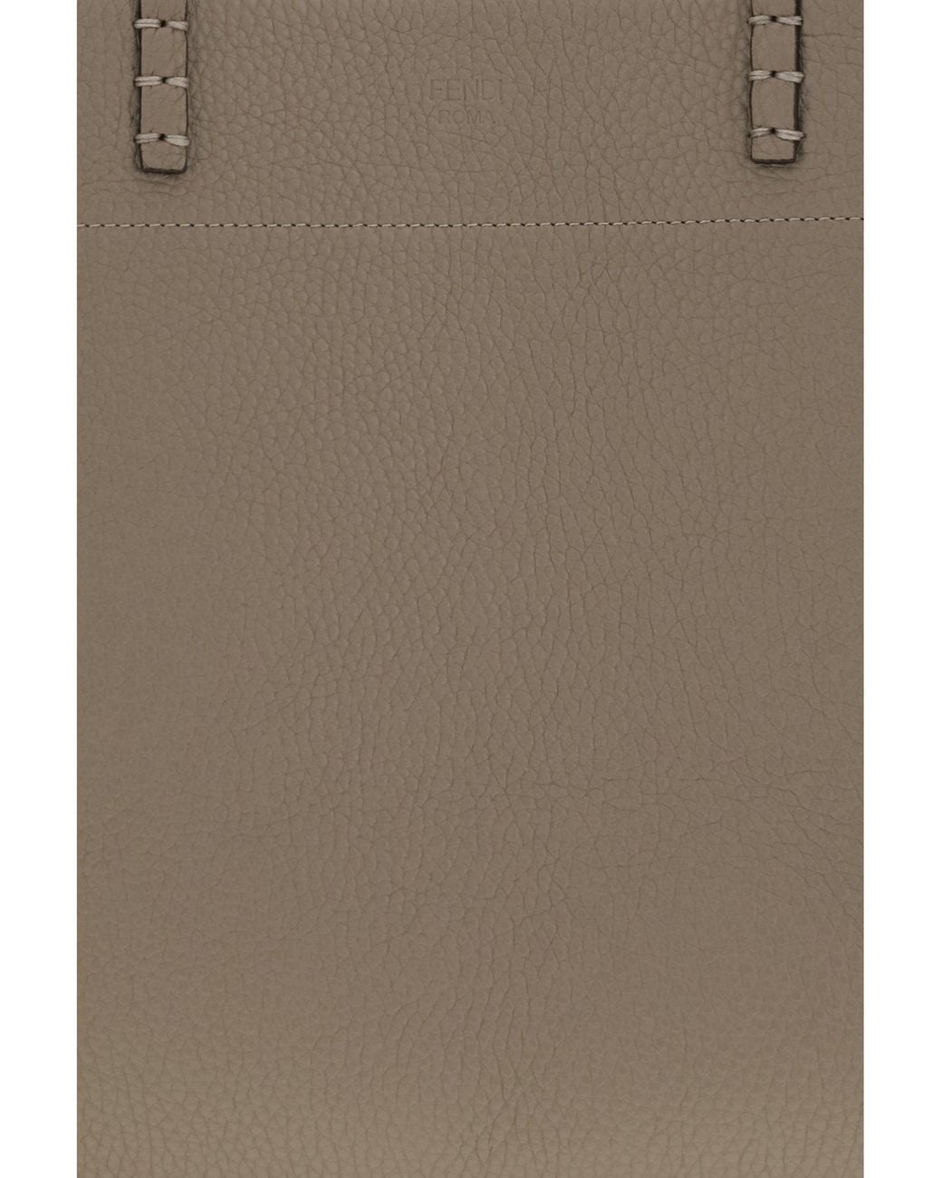 Fendi Gray Medium Roll Shopping Bag