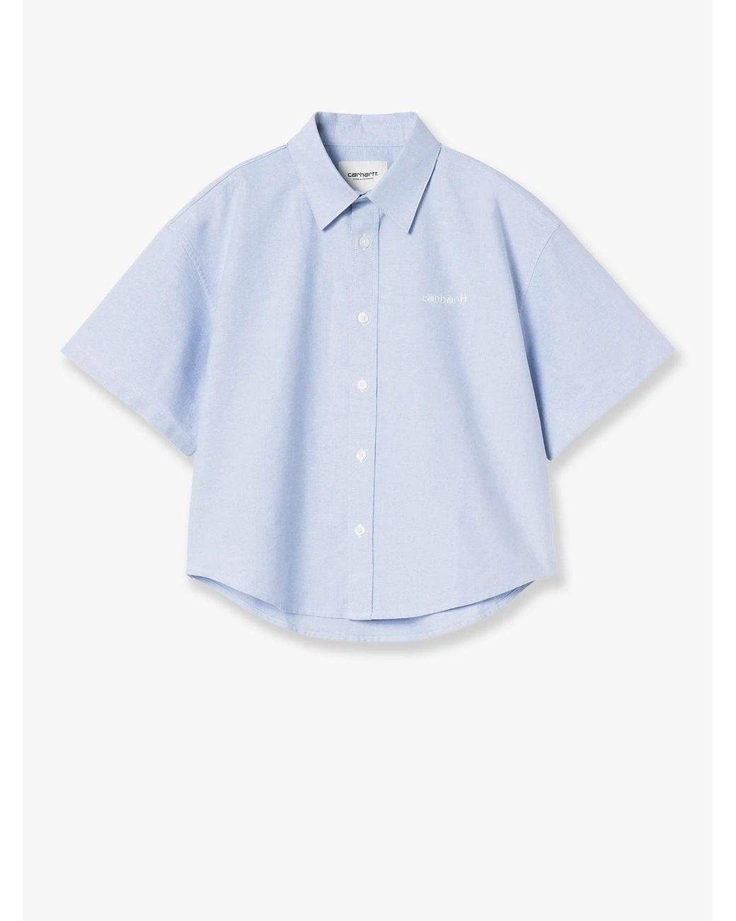 Carhartt Blue S/S Kaia Cotton Shirt