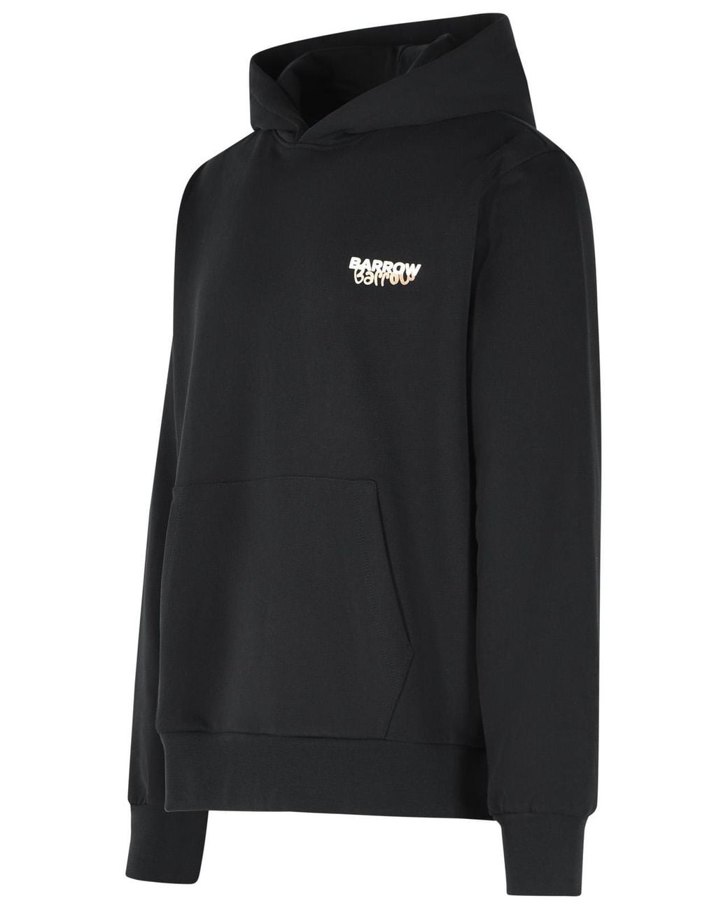 Barrow Black Cotton Sweatshirt for men