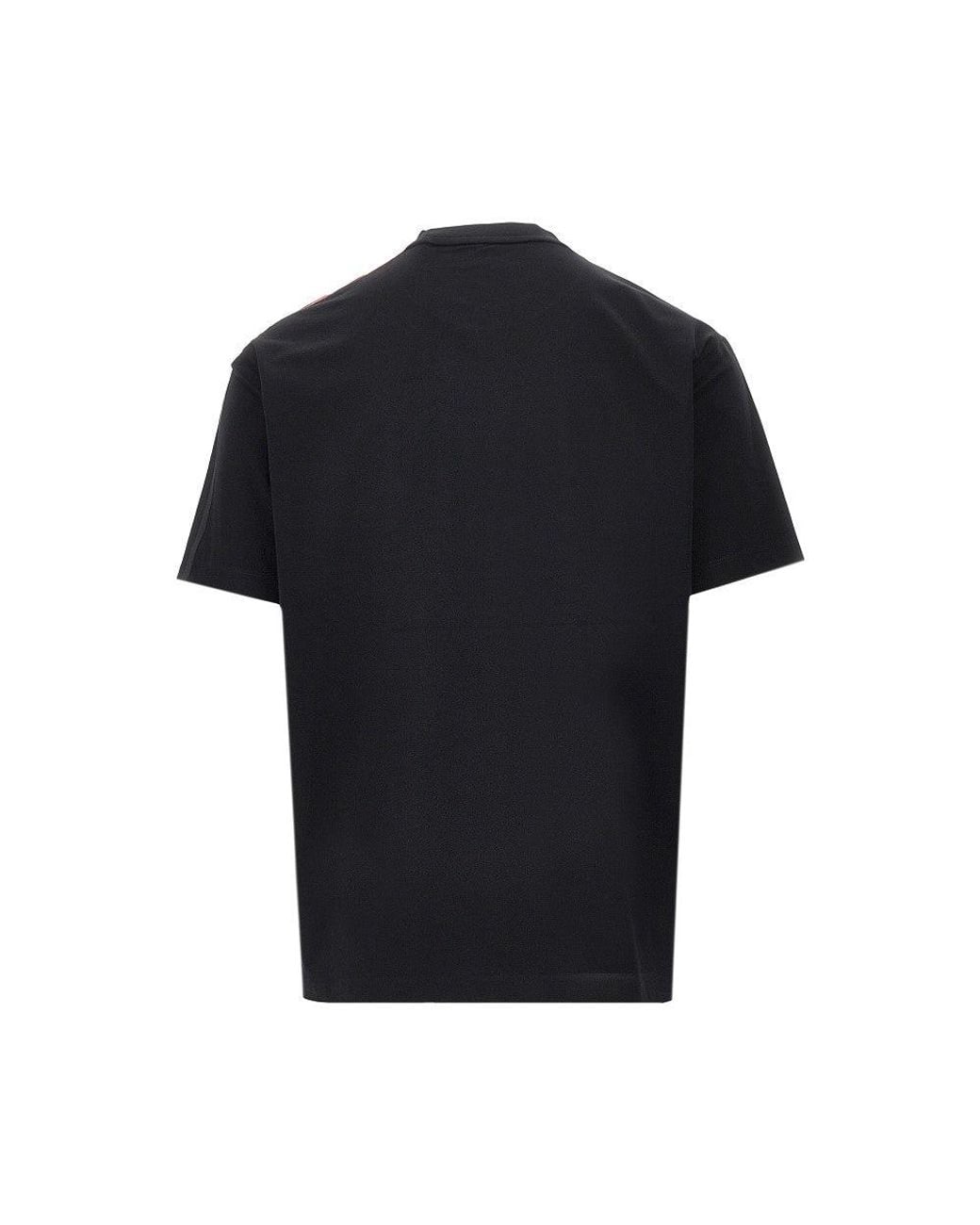 Y-3 Black Gradient Stripes Oversized T-Shirt for men