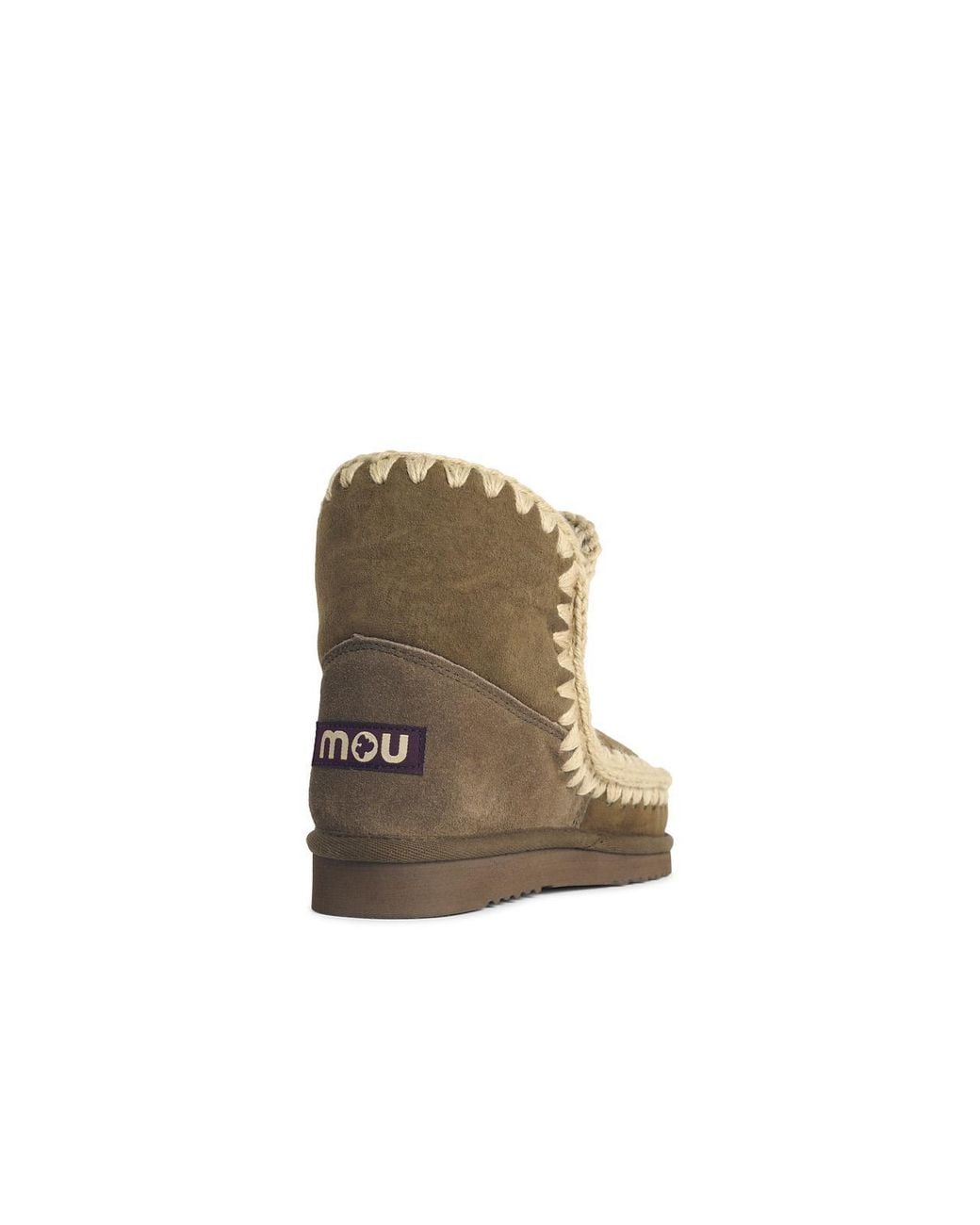 Mou White Eskimo 18 Suede Ankle Boots