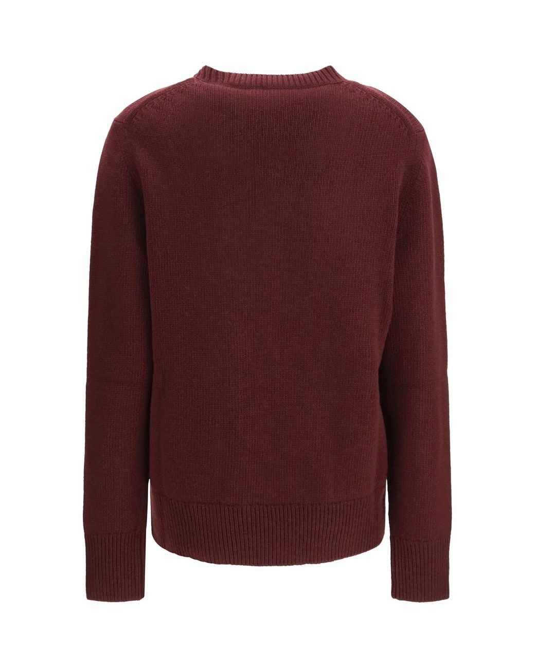 Burberry Brown Cashmere And Wool Sweater With Knight Motif