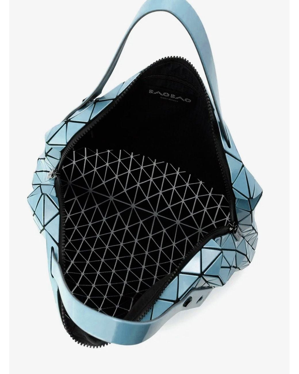 Issey Miyake Blue Row Metallic Shoulder Bag