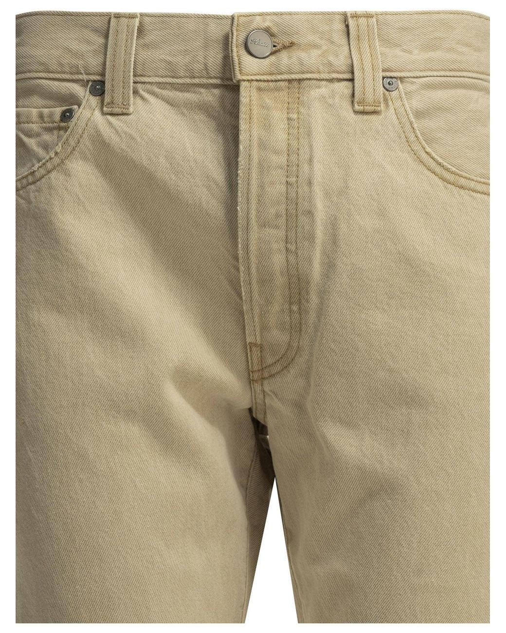 Khaite Natural Callum Jean Straight-Leg Jeans