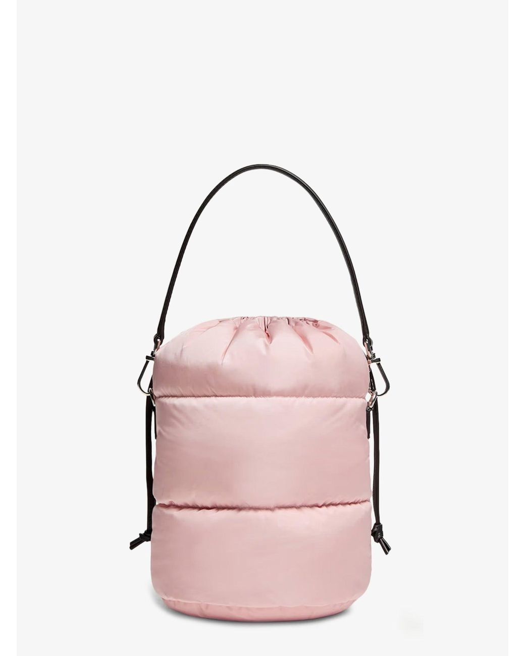 Moncler Pink Caradoc Nylon Bucket Bag