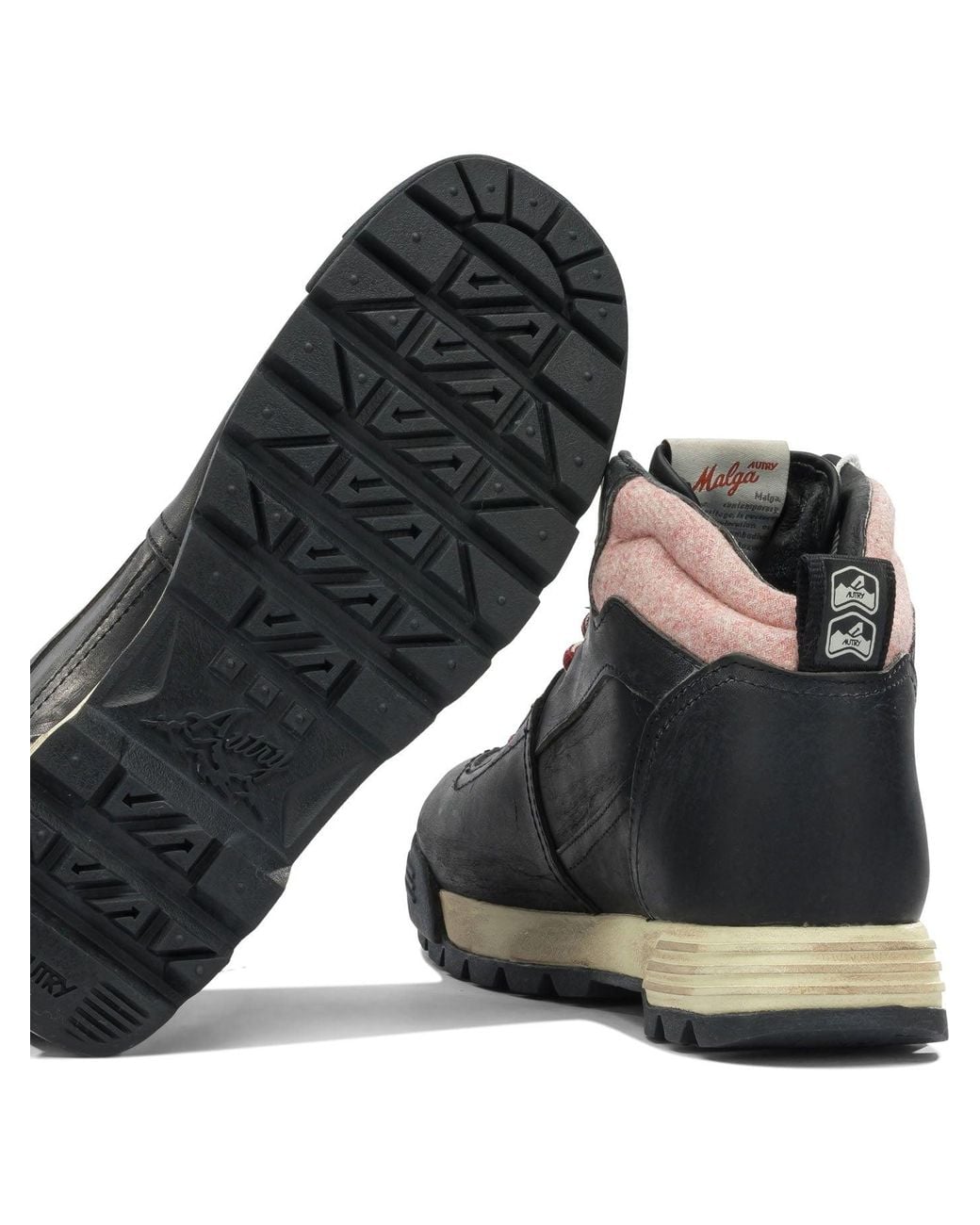 Autry Black Cow Leather Boots