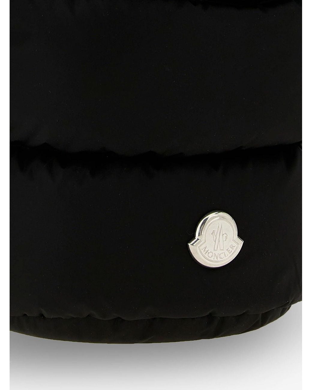 Moncler Black Caradoc Nylon Bucket Bag