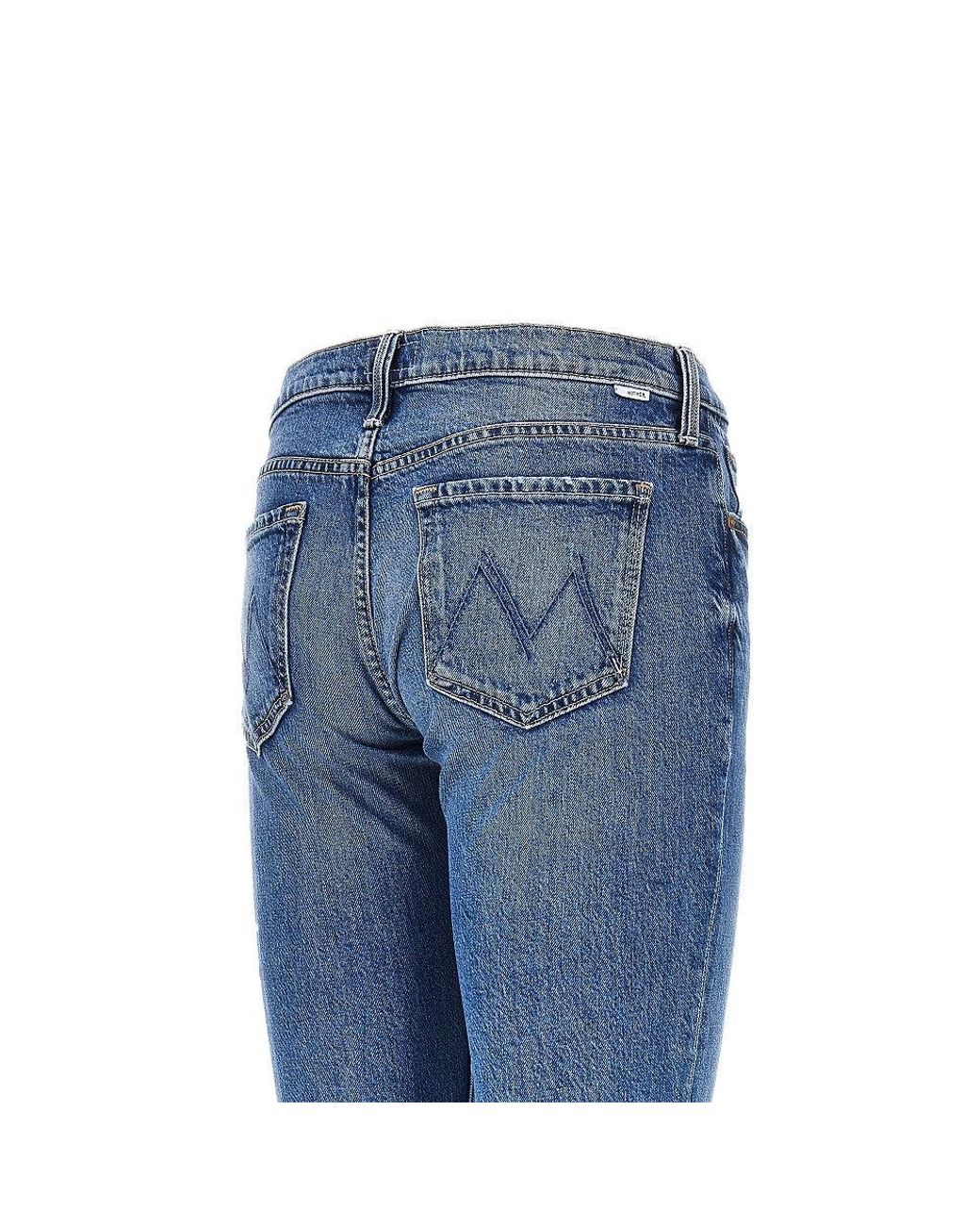 Mother Blue 'The Jinx Heel' Denim Jeans