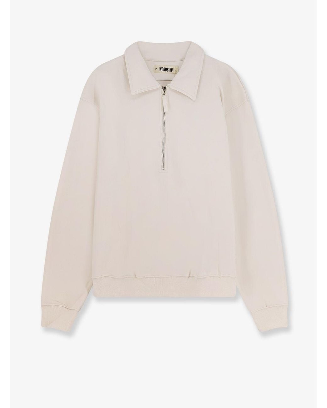Woodbird White Wbtom Organic Cotton Sweatshirt for men