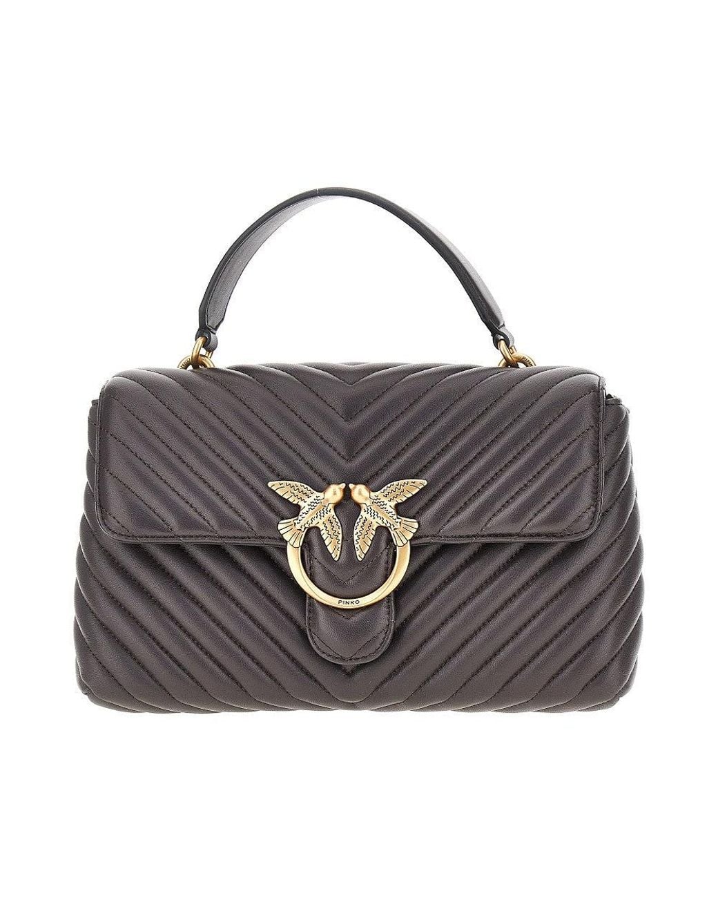 Pinko Multicolor Classic Love Lady Puff Bag