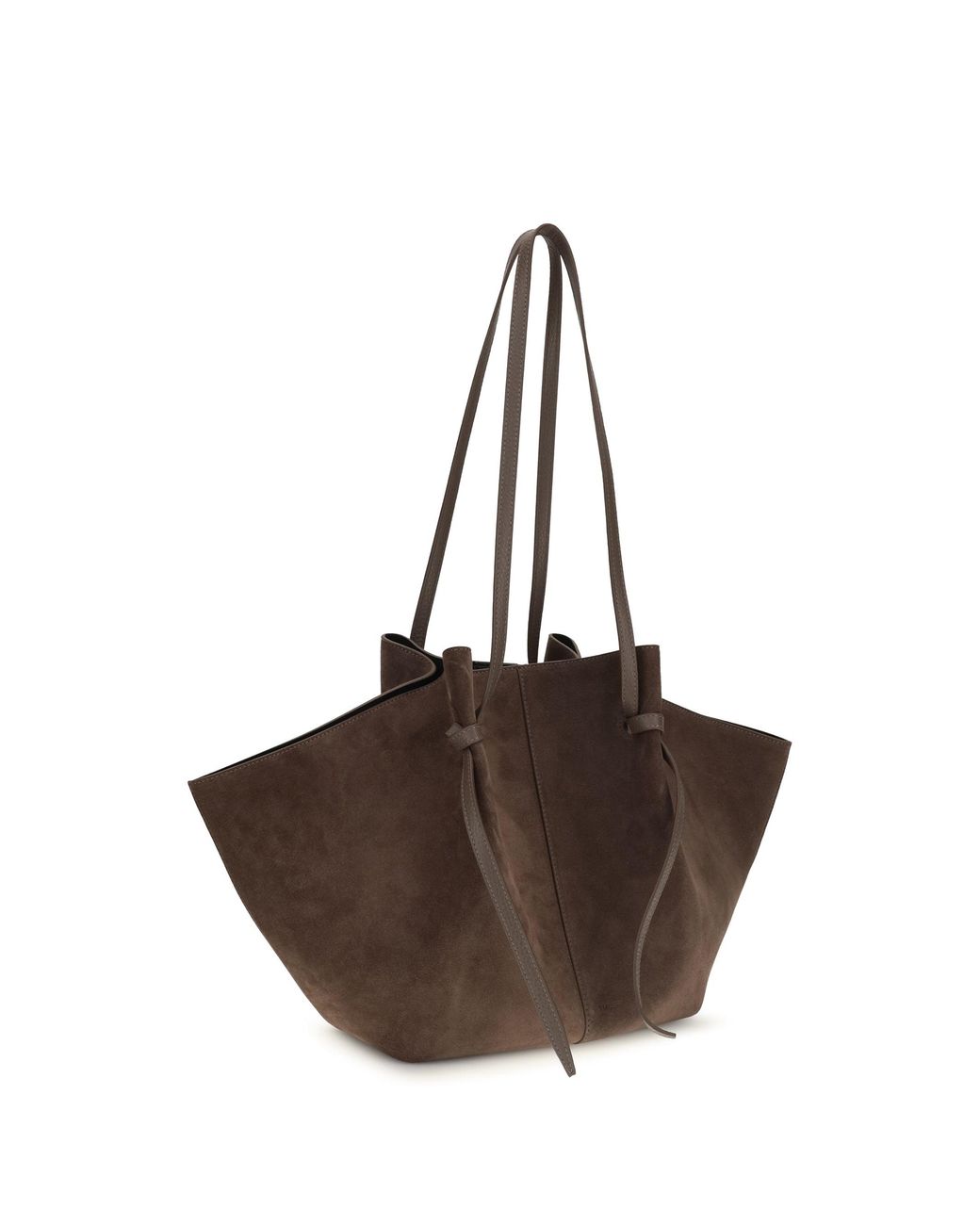 Yuzefi Brown Shoulder Bag Mochi Suede