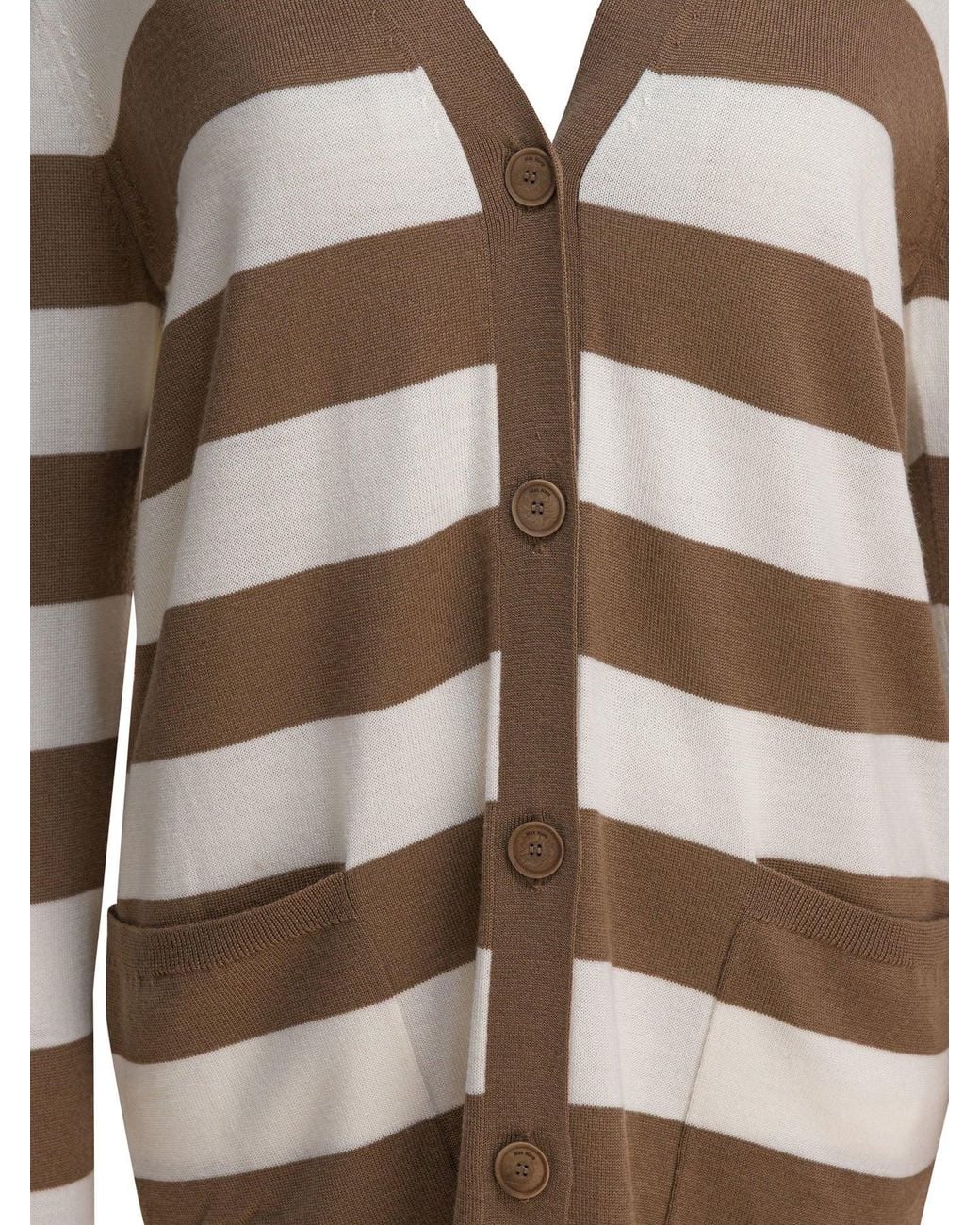 Max Mara Multicolor Cardigan With 1951 Lettering