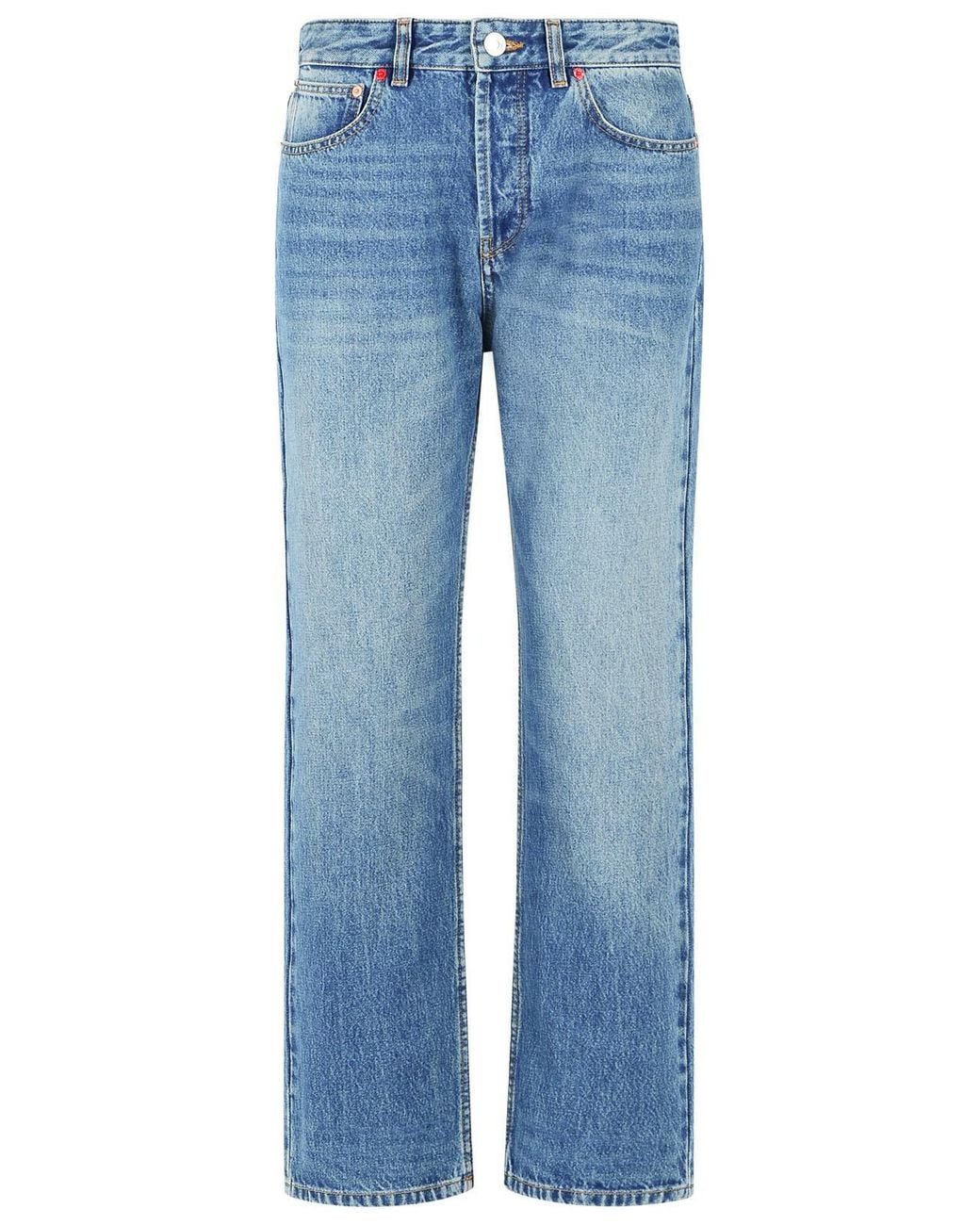 Isabel Marant Blue 'Daya' Cotton Jeans