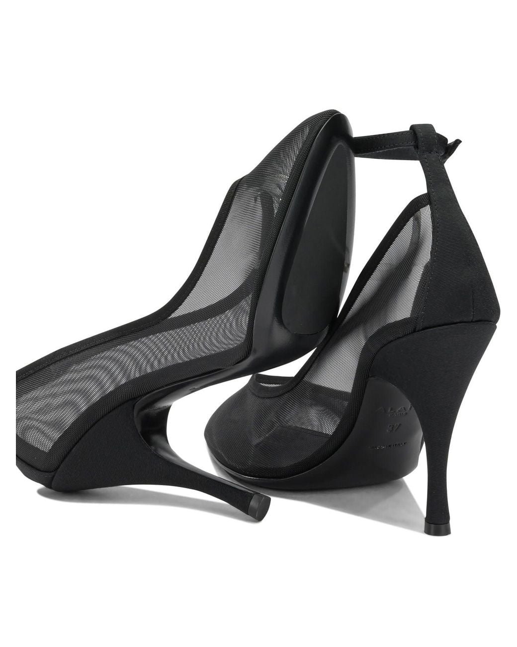 Alaïa Gray "Nude 100Mm" Pumps