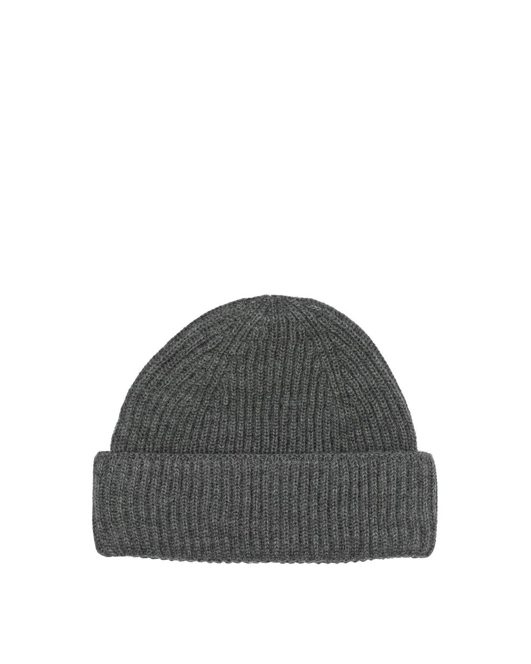 Maison Kitsuné Gray Fox Head Beanie for men