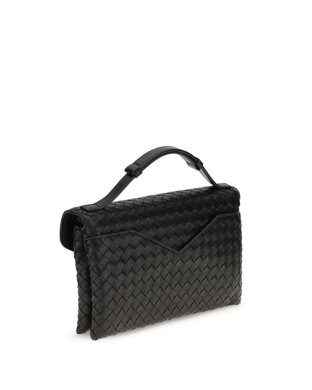 Bottega Veneta Black Knot Lock Shoulder Bag