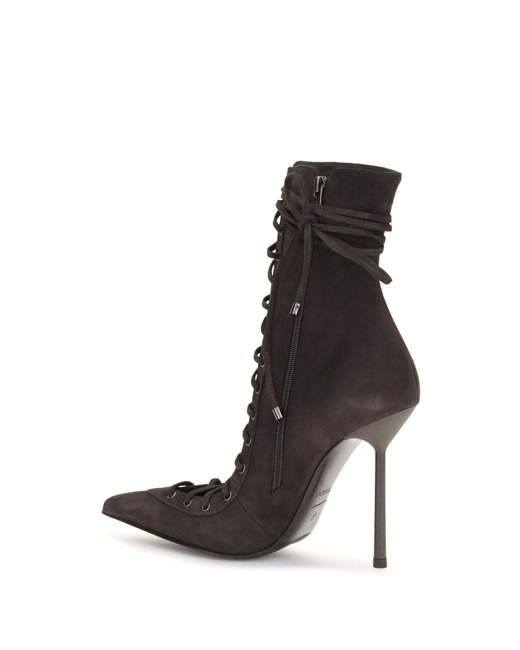 Le Silla White Colette Ankle Boots Sacher