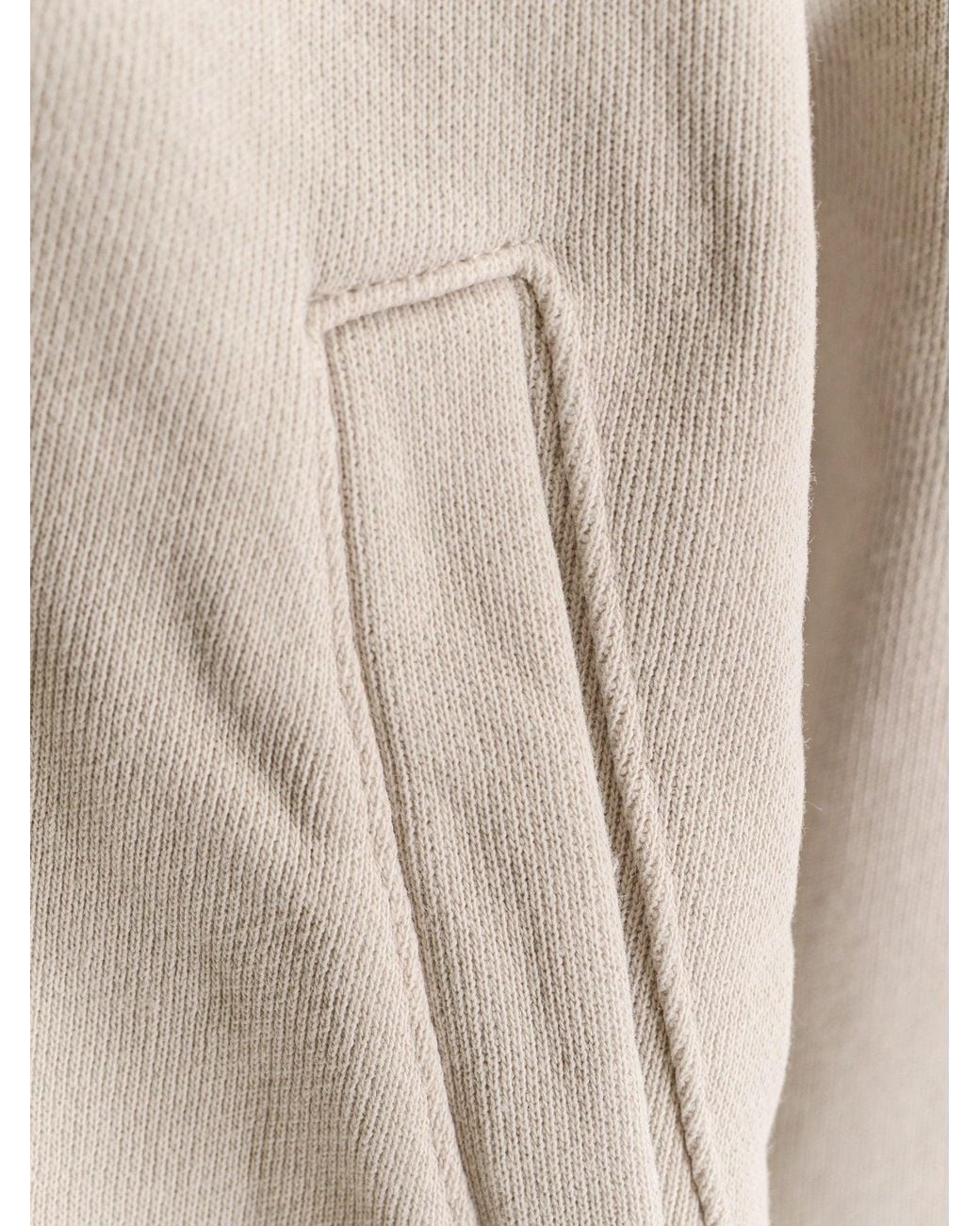 Entire studios White Eternal Zip Cotton Sweatshirt