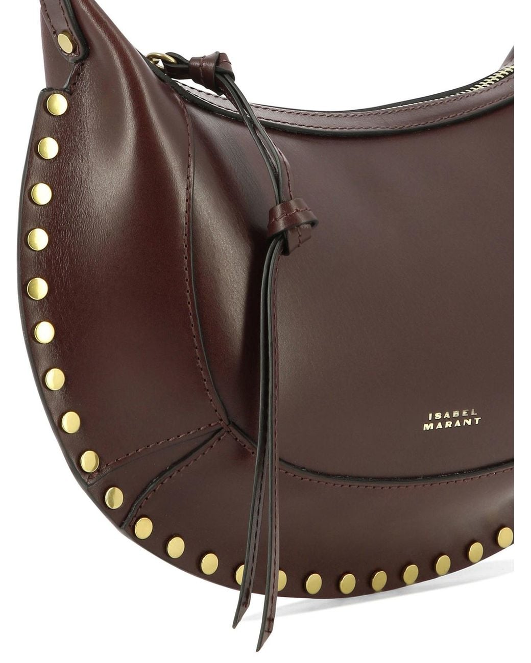 Isabel Marant Brown "Oskan Moon" Shoulder Bag