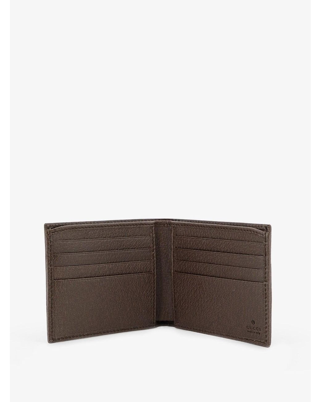 Gucci White Coated Canvas Wallet With Gg Motif for men