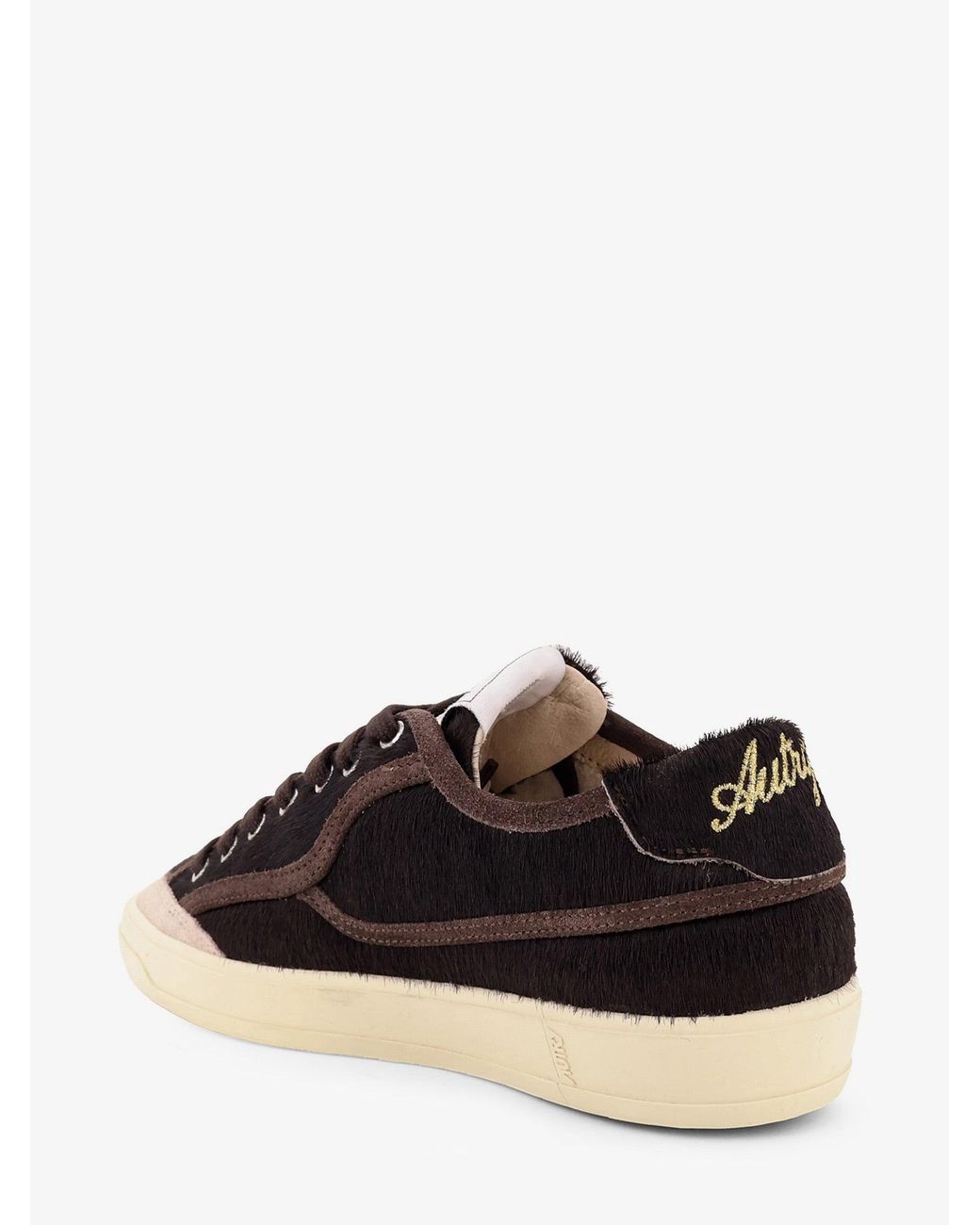 Autry Black Windscape Low Pony Hair Sneakers