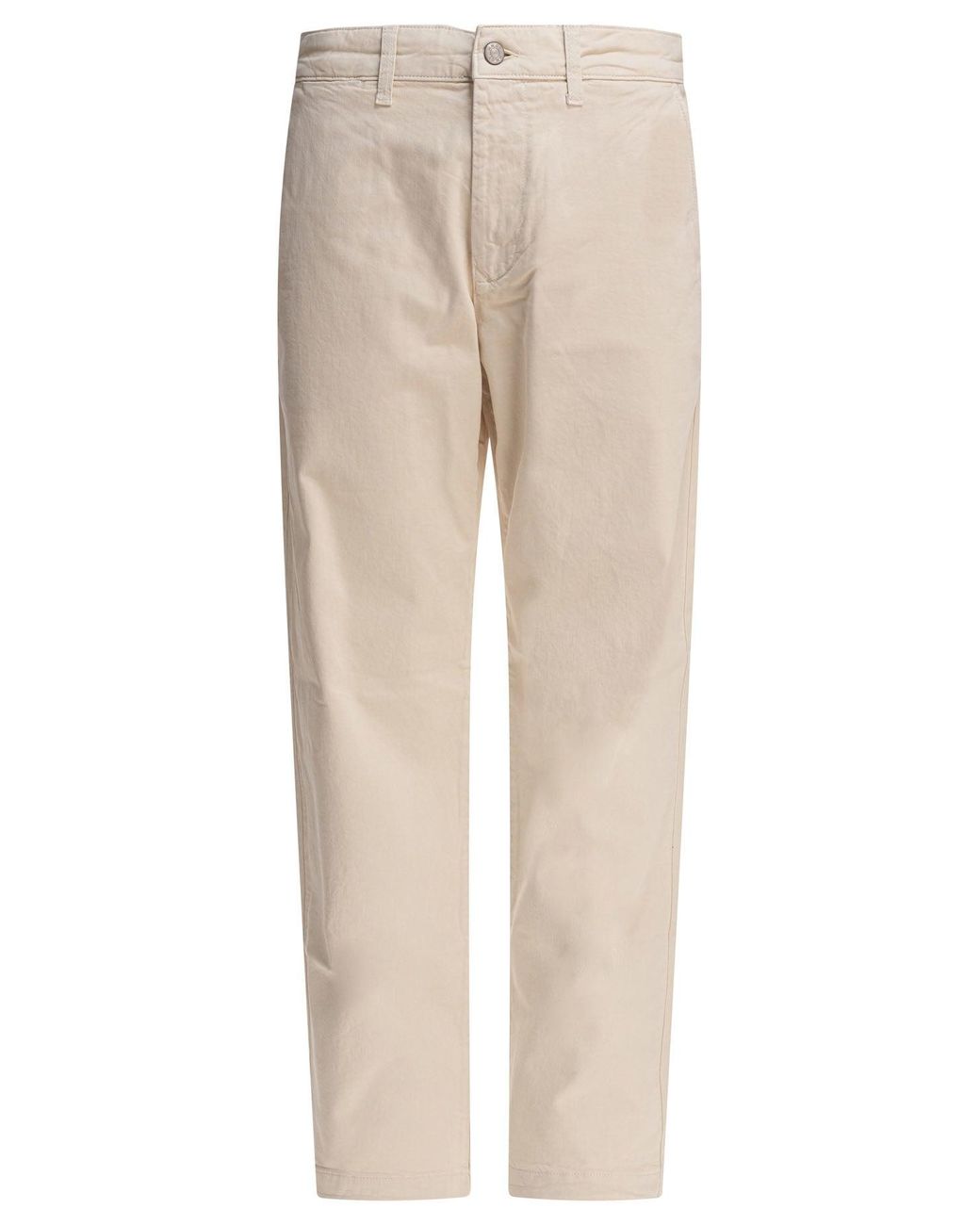 NN07 Natural Aden Trousers White for men