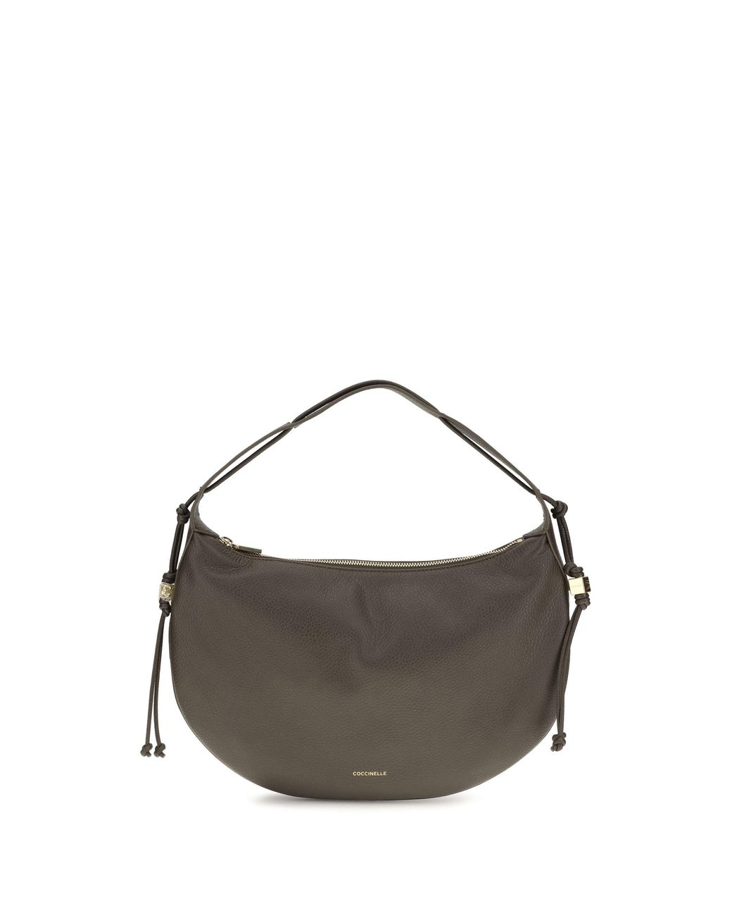 Coccinelle Gray Thess Shoulder Bag Fango