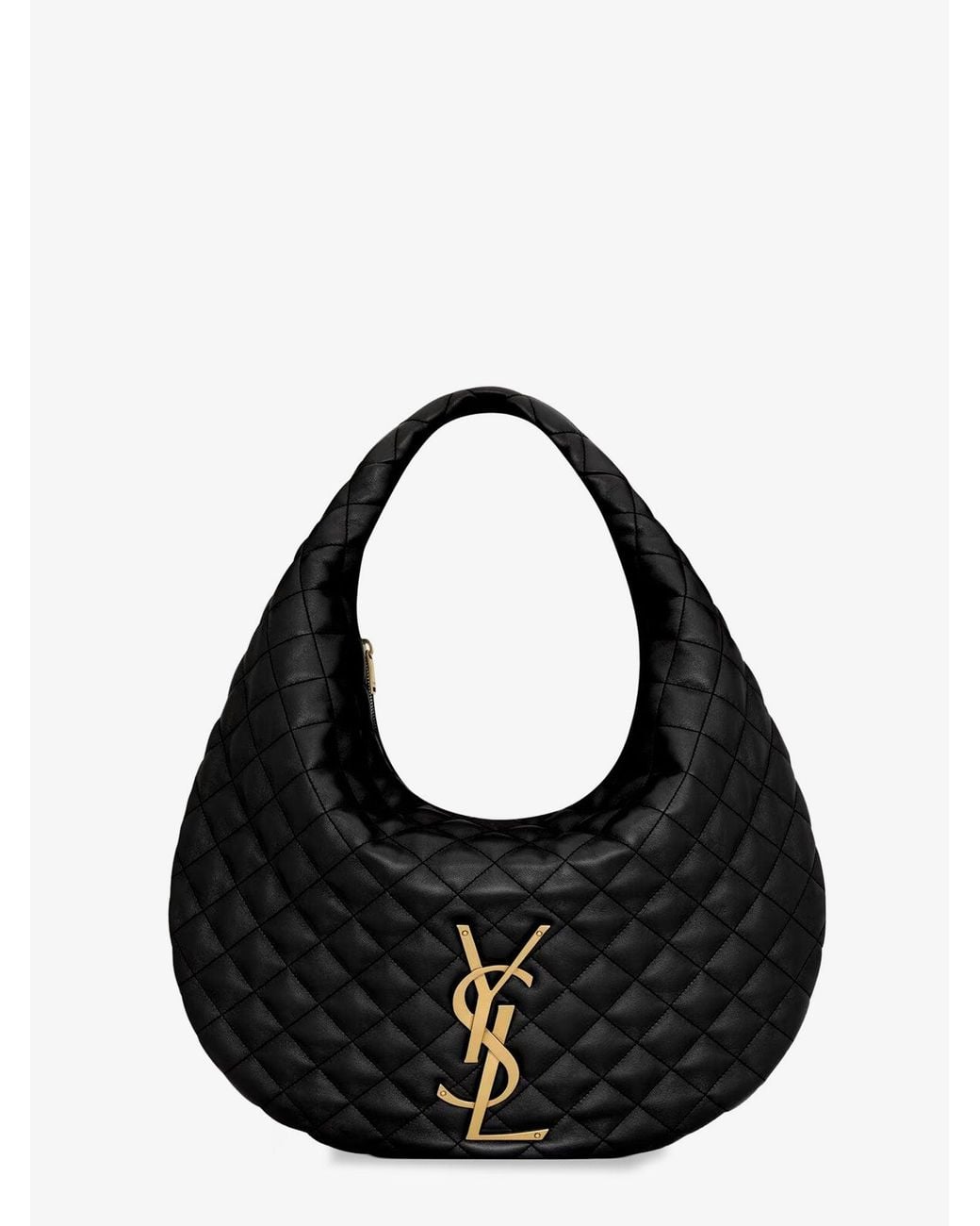 Saint Laurent Black Icare Quilted Leather Handbag
