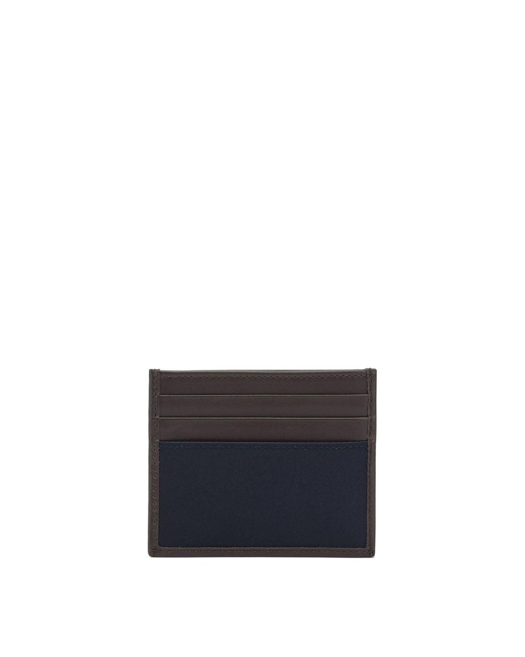 Prada Blue Re-Nylon "Speedrock" Card Holder for men