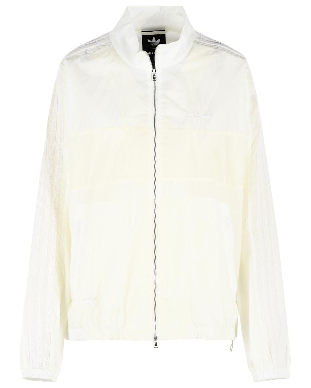 Adidas White Track Jacket Off