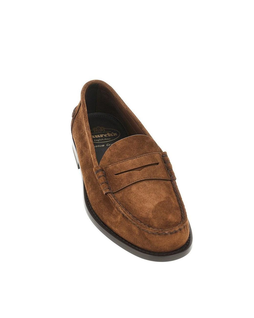 Church's Brown 'Rowley' Suede Leather Loafers for men