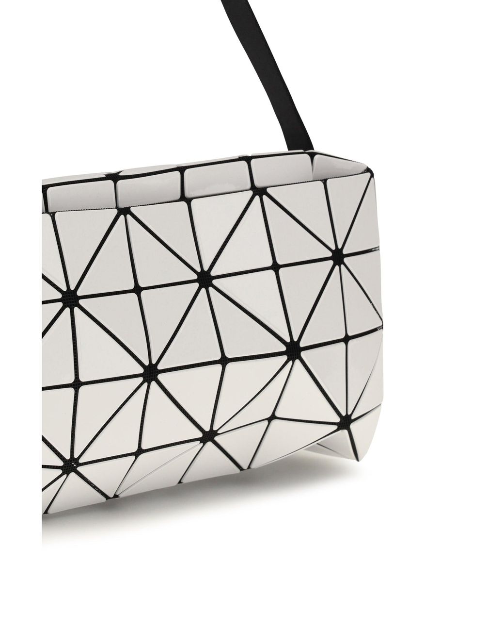 Issey Miyake White Carton Shoulder Bag