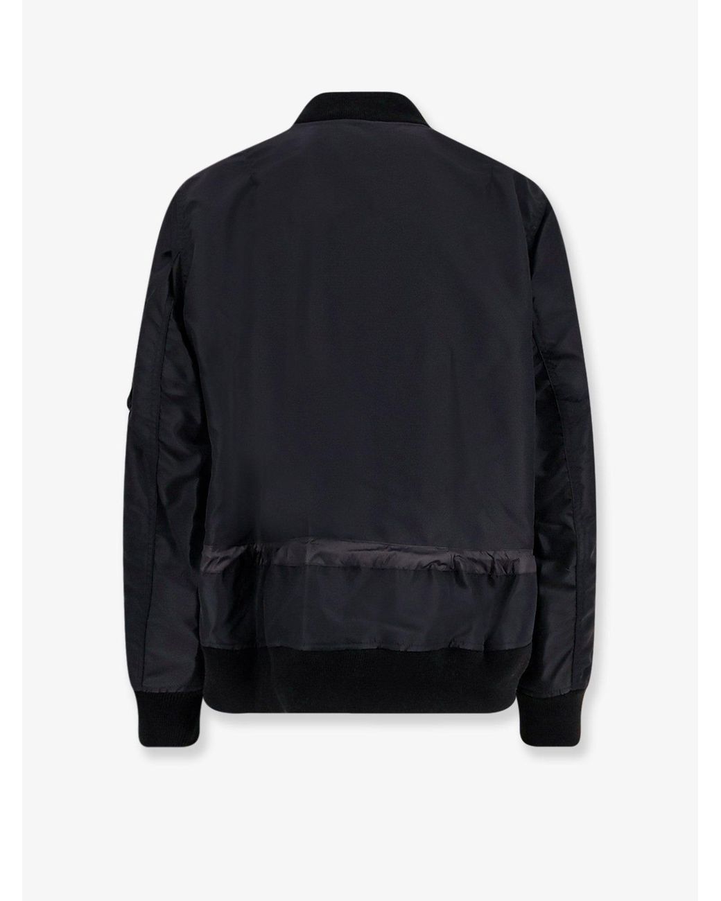 Sacai Blue Nylon Bomber Jacket for men